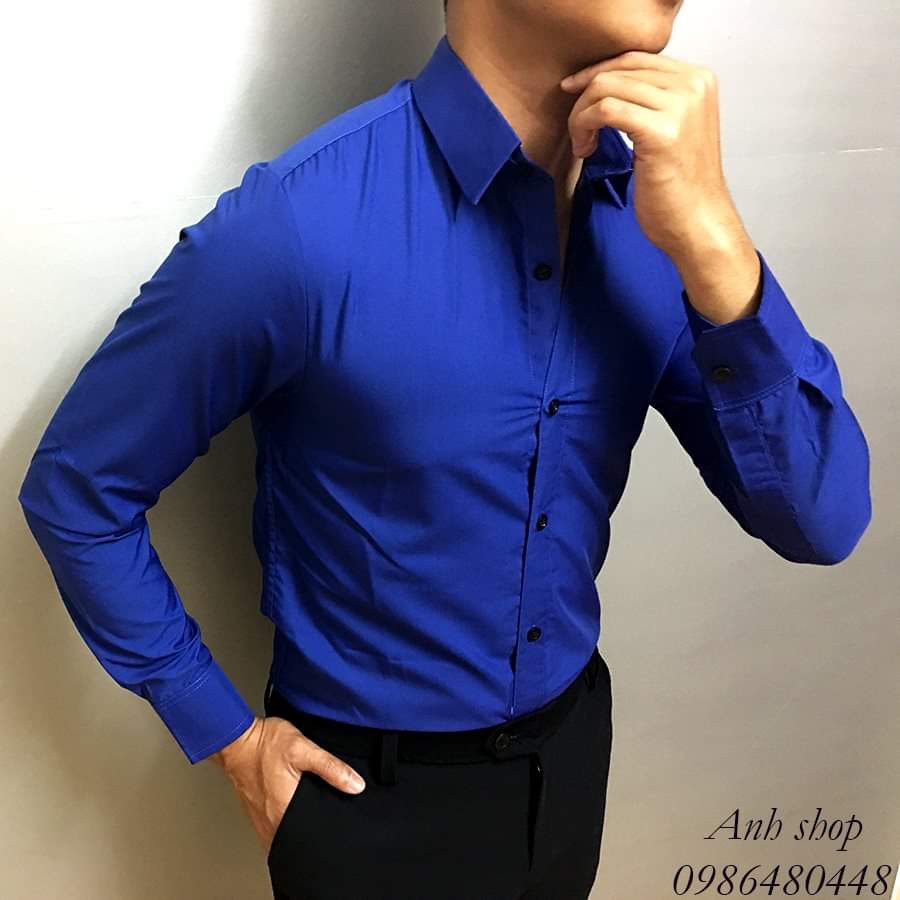 FREESHIP 99K TOÀN QUỐC_ÁO SƠ MI ĐEN XOÁI CA cổ bẻ,vải dày,không nhăn,không xù.GIÁ XƯỞNG. | BigBuy360 - bigbuy360.vn