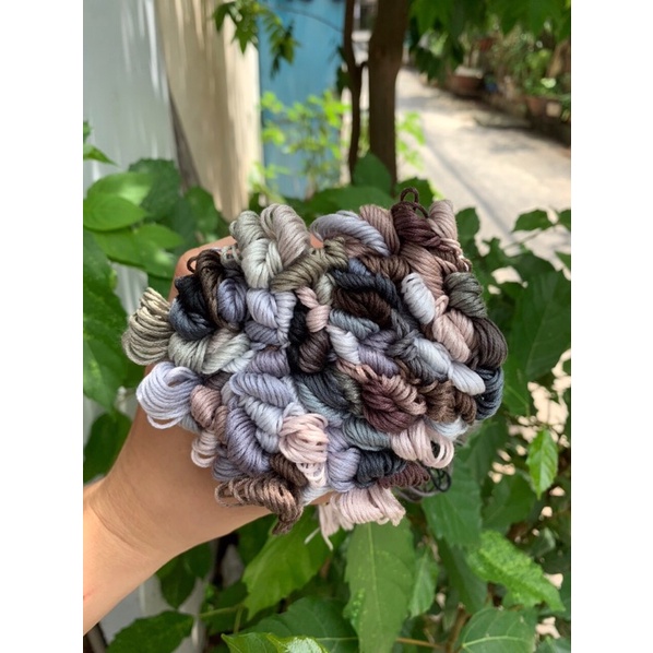 Combo 100 tép chỉ thêu  airo theo tone màu