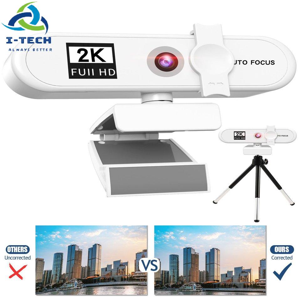 ⚡Khuyến mại⚡2K Conference PC Webcam Autofocus USB Web Camera Laptop Desktop Web Cam | BigBuy360 - bigbuy360.vn