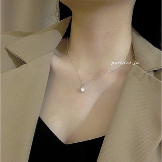 Dây chuyền mặt đá lấp lánh by peridot.jw