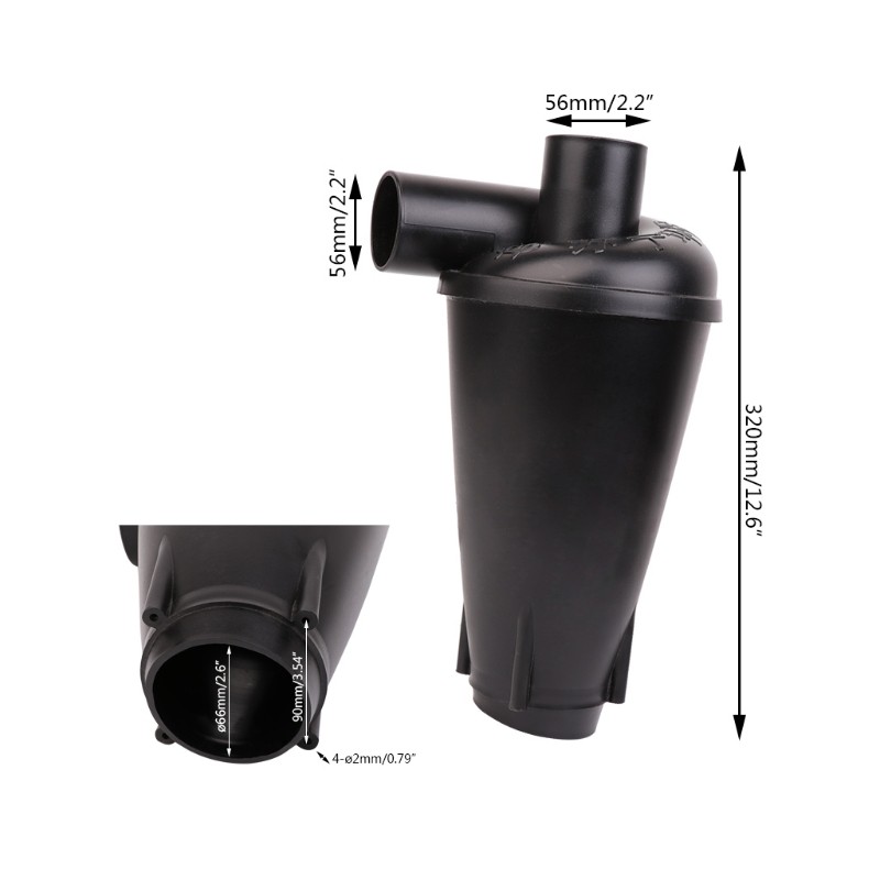 Bộ đầu hút lọc bụi dạng lốc xoáy