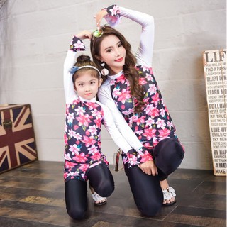 BỘ BƠI DÀI TAY HOA BÉ GÁI SỐ 1