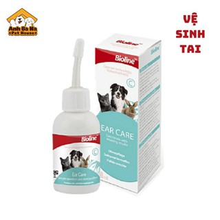 Vệ sinh tai, ngừa viêm tai chó mèo Bioline 50ml