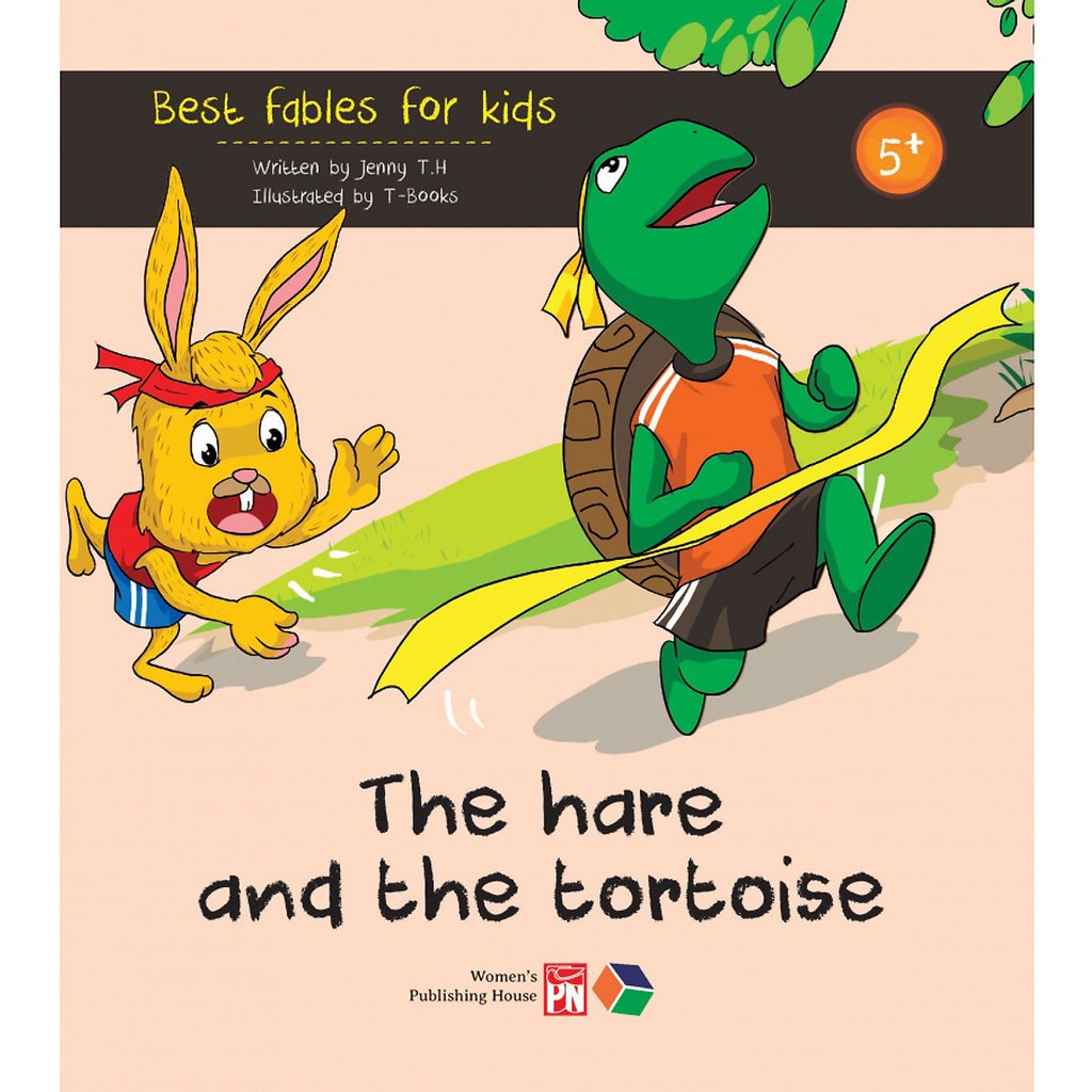 Sách -  The hare and the tortoise ( Best fables for kids)