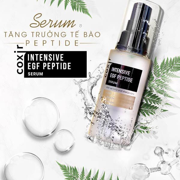 Serum tăng trưởng tế bào Peptide 50ml COXIR - làm trắng và phục hồi da nhanh chóng trở nên săn chắc khỏe mạnh