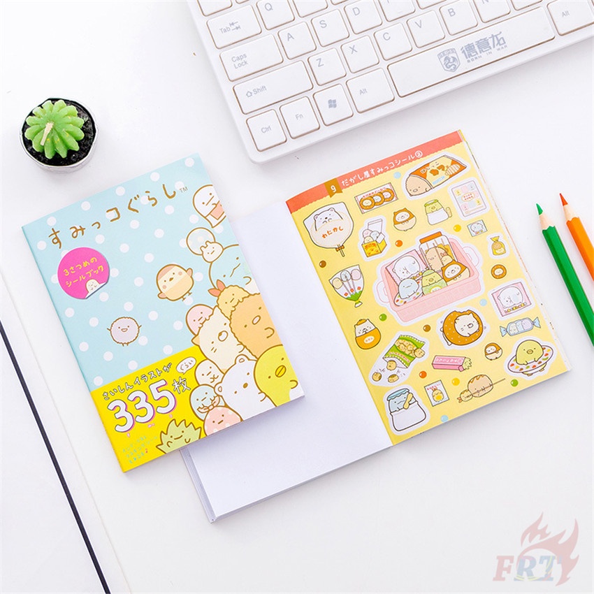 335 Cái / 1 Sách ❉ Sticker Trang Trí Sách Vở Hình Sumikko Gurashi Đáng Yêu ❉ Sticker Dán Trang Trí Hình Anime Thời Trang
