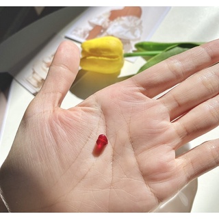 hạt trái tim đỏ nhỏ 4mm