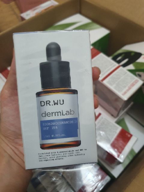 SERUM DR WU DERMLAB NIACIAMIDE VÀ BIONANOCERAMIDE  15ML