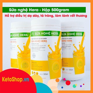 SỮA NGHỆ HERA 500gram | HỖ TRỢ ĐIỀU TRỊ ĐAU DẠ DÀY, TÁ TRÀNG, Tốt cho phụ nữ sau sinh và làm đẹp da