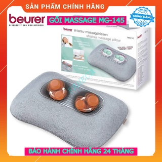 Gối Massage BEURER MG145 4 đầu massage nhiệt  cổ, lưng, tay, chân - Thương hiệu  Đức - Bảo hành chính hãng 2 năm