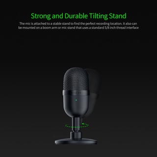 Seiren Mini Micro USB Micro Ultra-compact Condenser Streaming Mic để ghi âm Trò chơi phòng thu trực tiếp
