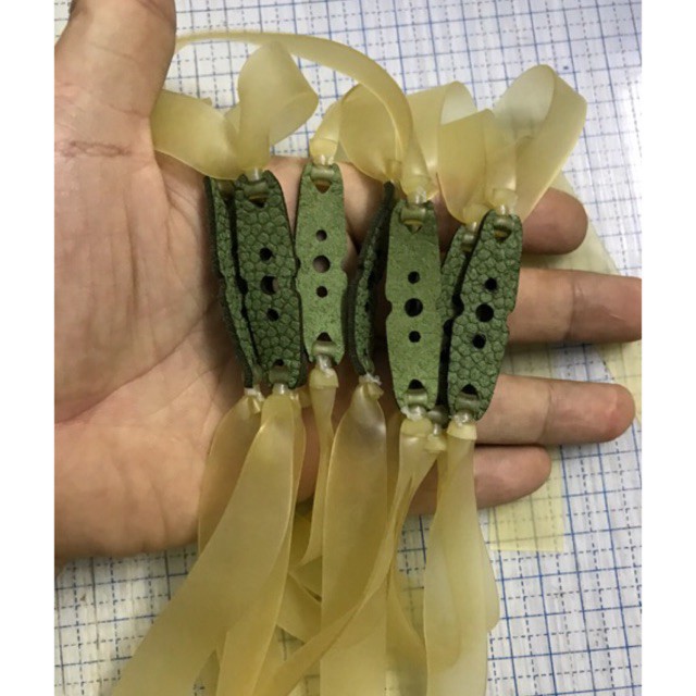 (Hàng cao cấp ) 10 Bộ thun Latex các cỡ 0.65mm;0,8mm Siêu Bền dành cho Ná cao su ( Shop tự cột ). chính hãng