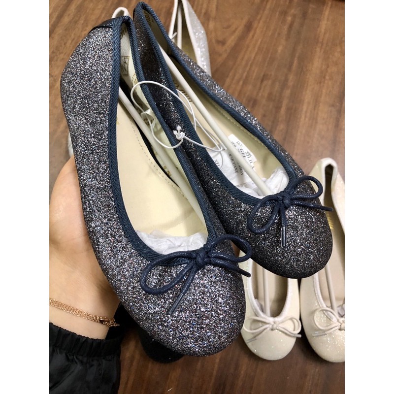 Giày bệt búp bê lót êm Marcha ballenrina nhũ kim tuyến sang chảnh giá web 39.9$ | BigBuy360 - bigbuy360.vn