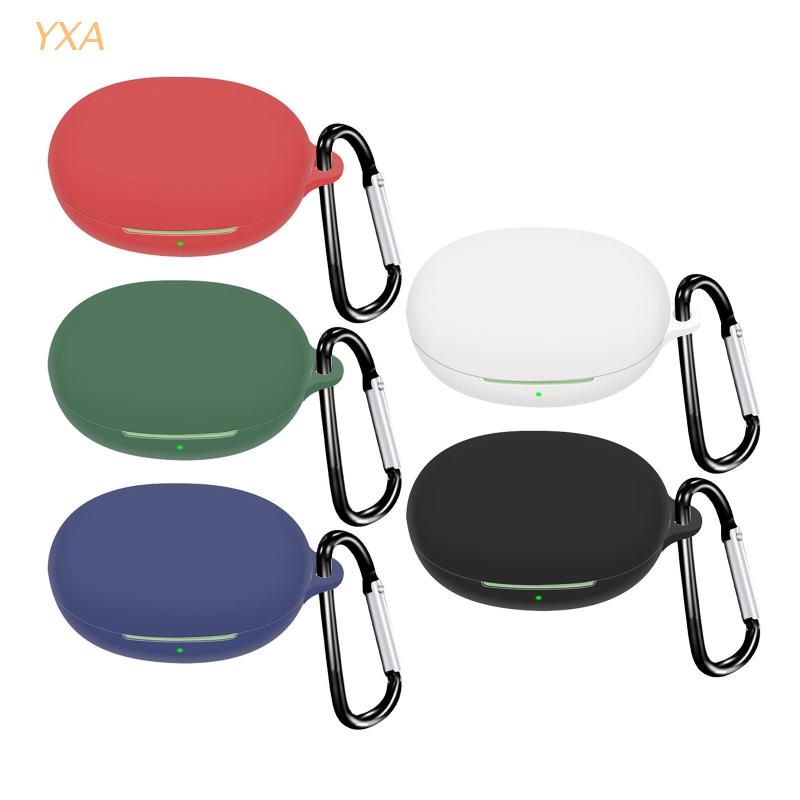 Vỏ Bảo Vệ Hộp Sạc Tai Nghe Realme Buds Q2S Bằng Silicon Kèm Móc Khóa Tiện Dụng