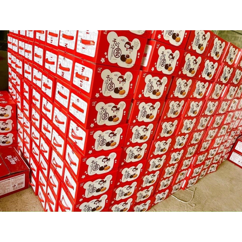 Bánh Mochi Đài Loan Hai Cô Gái Nhân Mè Đen, Nhân Mè Trắng, Nhân Đậu Phộng Thung 1Kg BESMILE