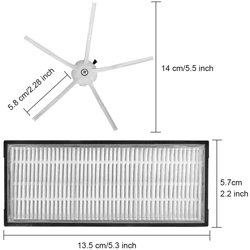 Bộ Phụ Kiện Dành Cho Robot Hút Bụi Roborock S7 S7 Plus T7S T7S Plus