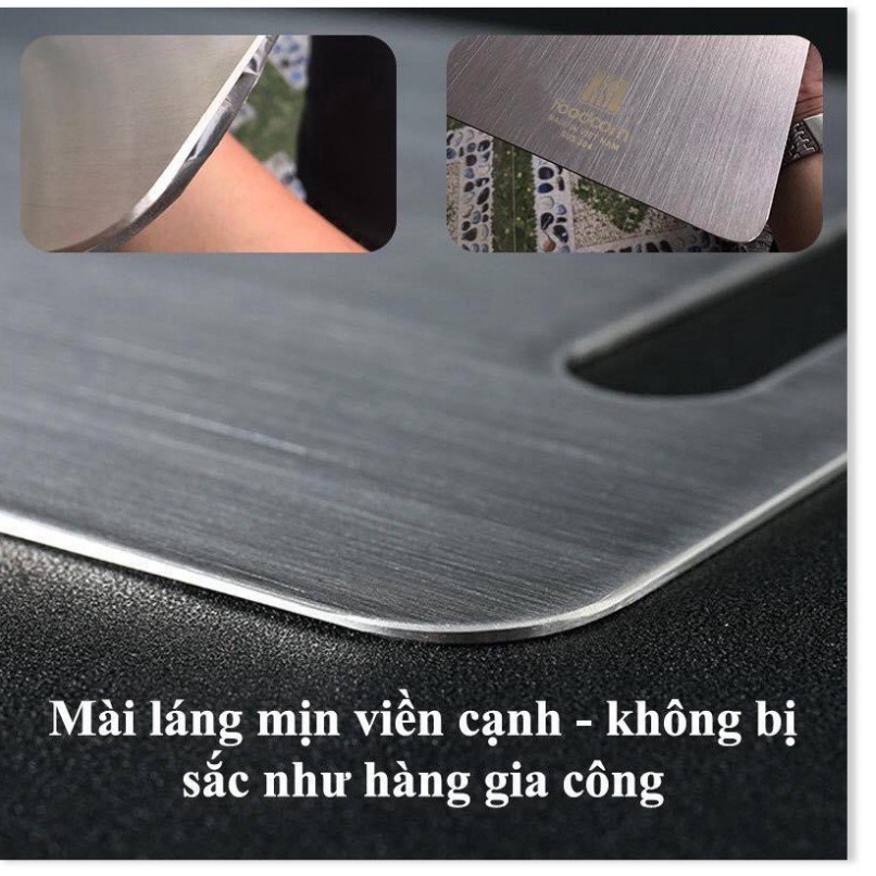 Thớt inox cao cấp Foodcom inox 304 - Made in Việt Nam - Bảo hành  5 năm