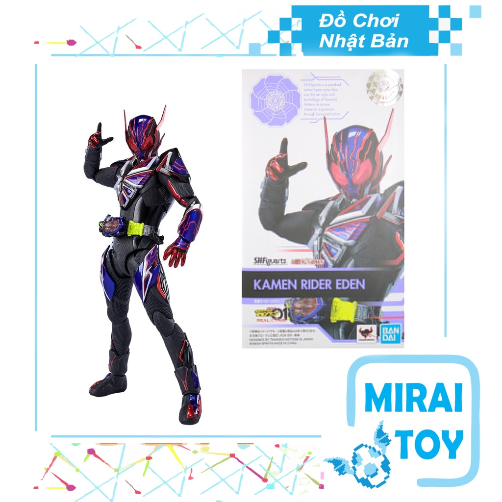 &lt;Có sẵn&gt; Mô hình SHF Kamen Rider Eden - Kamen Rider Zero One chính hãng