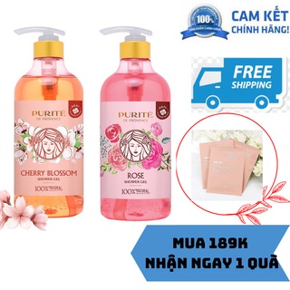 Sữa tắm hương hoa hồng rose Purite by Provence Shower Gel 850ML