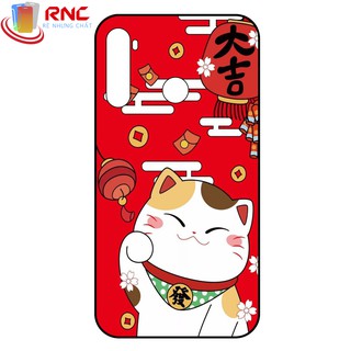 Ốp lưng realme 3/realme c3/realme 5/realme c11/....nhám viền dẻo in hình mèo tết