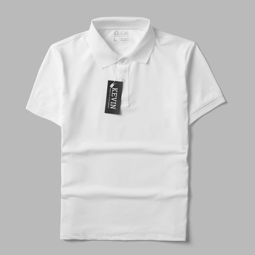 Áo thun nam POLO trơn vải cá sấu cotton cao cấp KEVIN ngắn tay cực sang trọng