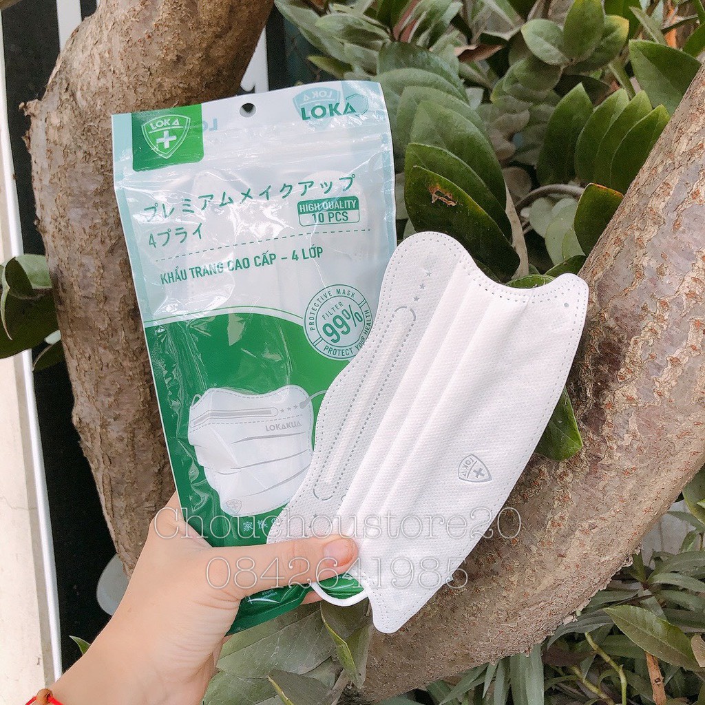[Sẵn Hàng] 5 Chiếc Khẩu Trang Y Tế From Cua Hàng 4 Lớp Kháng Khuẩn