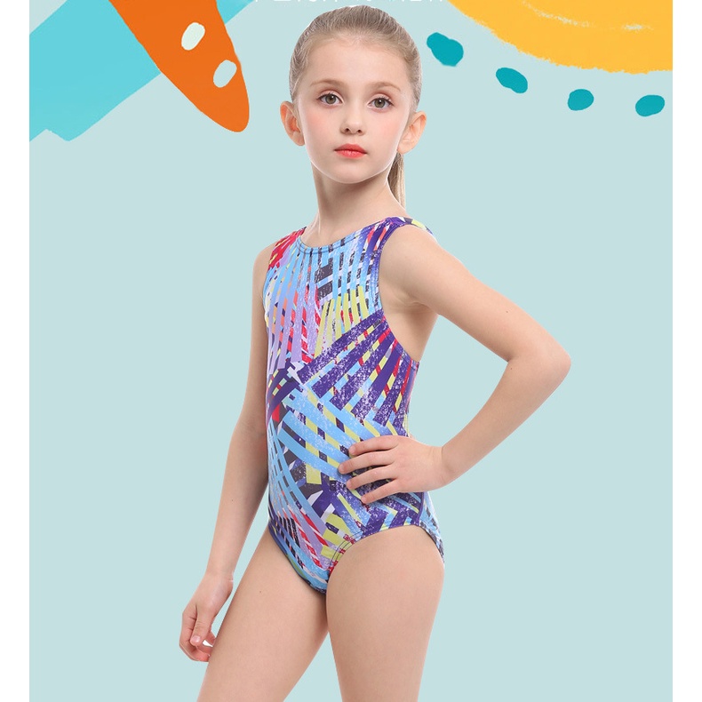 Đồ Bơi Một Mảnh Hình Tam Giác Dành Cho Trẻ Em Gái