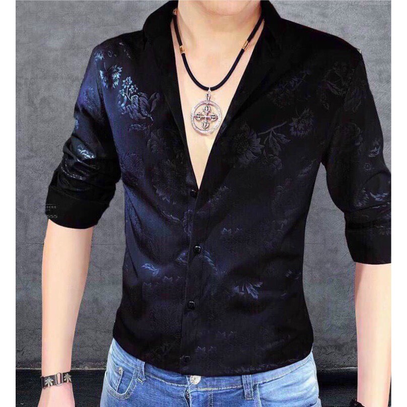 ÁO SƠ MI NAM TAY DÀI , CỰC CHẤT HỌA TIẾT BAO ĐẸP DÀNH CHO GIỚI TRẺ