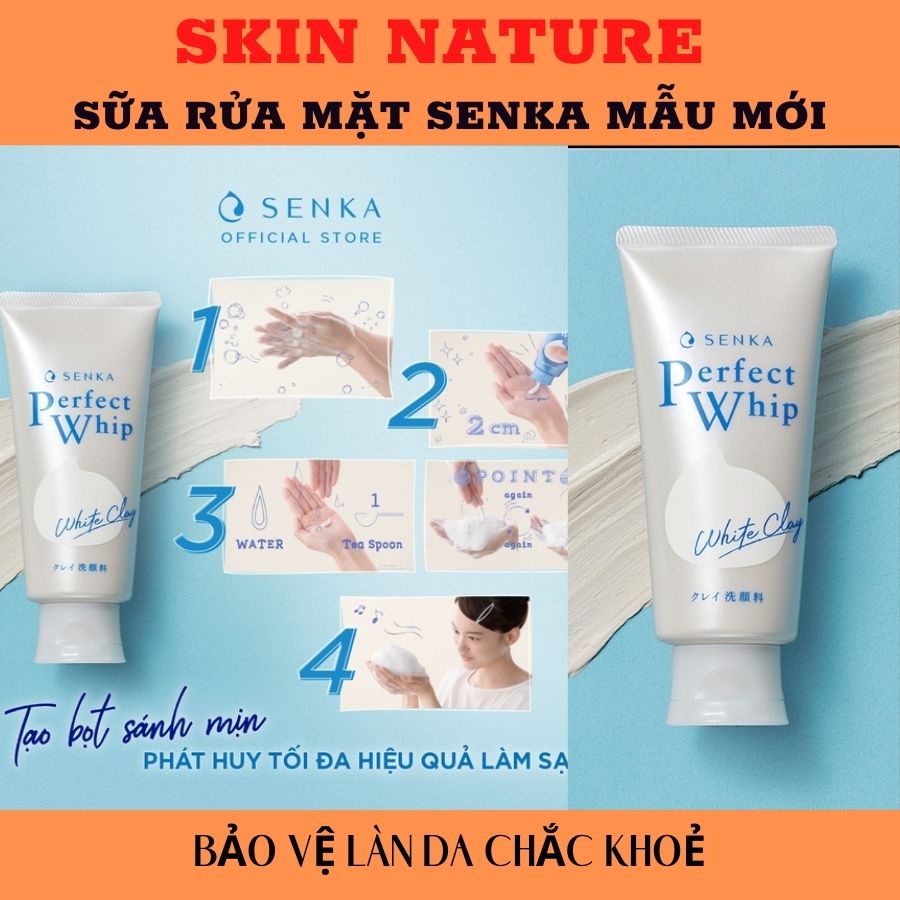 Sữa rửa mặt tạo bọt Senka phù hợp với mọi loại da hot nhất