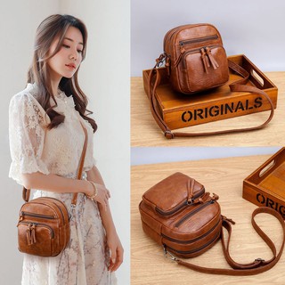 Túi Xách Da Mềm Nhiều Ngăn Thời Trang Cho Nữ