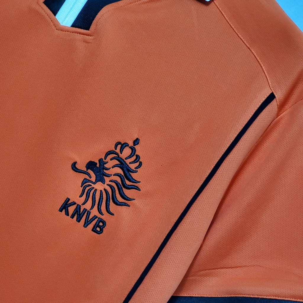 1998 Bóng đá Holland Home Hà Lan Retro Soccer Jersey