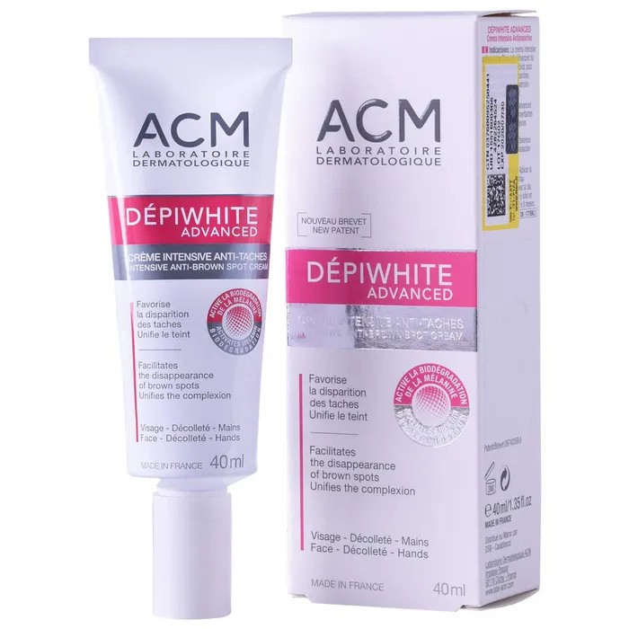 Kem dưỡng làm mờ và giảm đốm nâu tàn nhang ACM Depiwhite Advanced Intensive Anti Brown Spot Cream 40ml