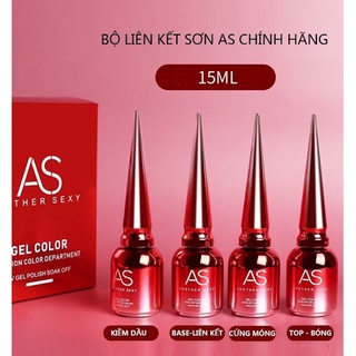 Gel Cứng Móng AS Chai Đỏ 15ml