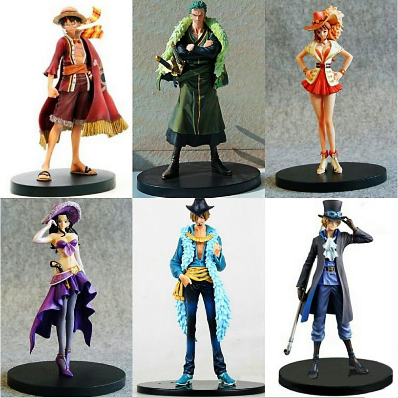 Mô hình Figures Các nhân vật OnePiece - Luffy, Zoro, Sanji, Robin, Nami, Sabo