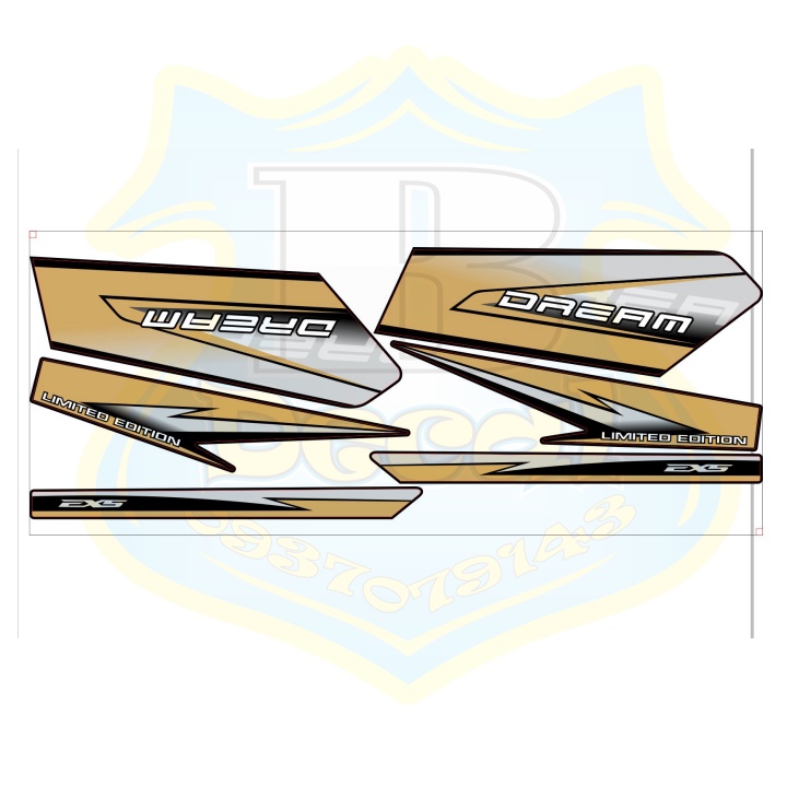 ( Quí khách vui lòng mang ra tiệm cho thợ dán ) Tem DREAM V1