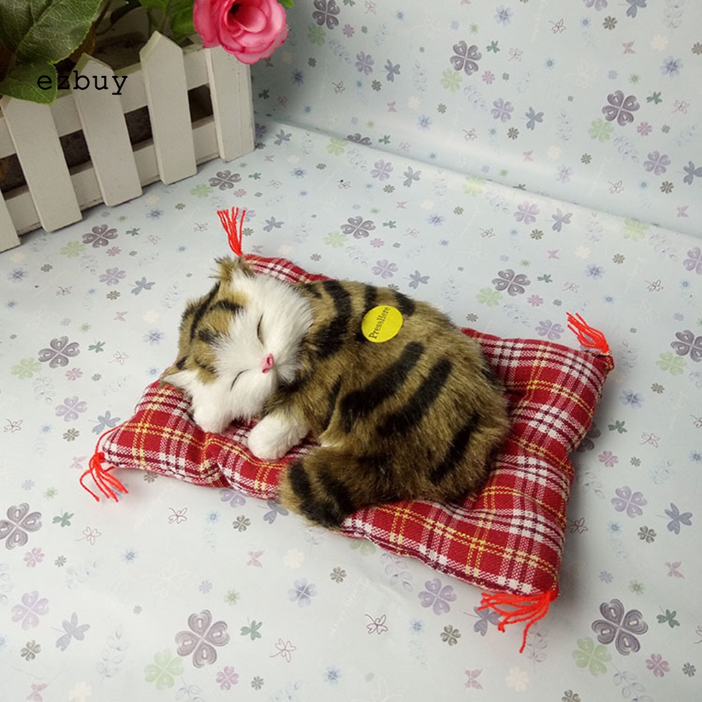 Mèo Nhồi Bông Mini Thoáng Khí Dễ Thương Dùng Làm Quà Tặng Cho Bé