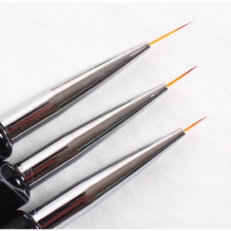 Cọ Nét Nail Cán Đá Vẽ Móng Nét Nhỏ Dài Mảnh 3 Size 5mm, 9mm, 11mm