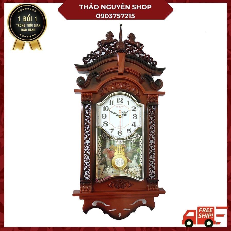 Đồng hồ treo tường quả lắc sang trọng - S250 - Bảo hành 12 tháng đổi mới