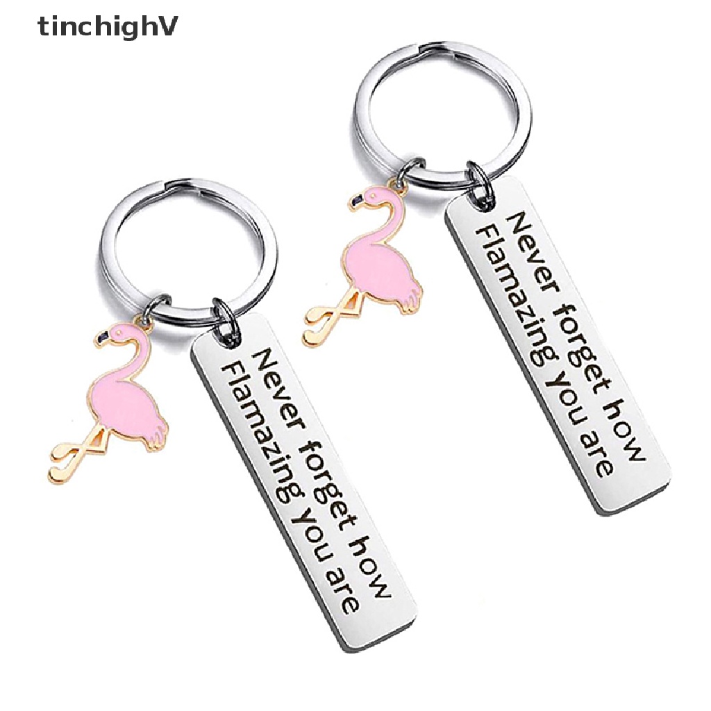 [TinchighV] Móc Khóa Hình Chim Hồng Hạc Động Lực Không Bao Giờ Quên Làm Bằng Cách Flamazing You are Round