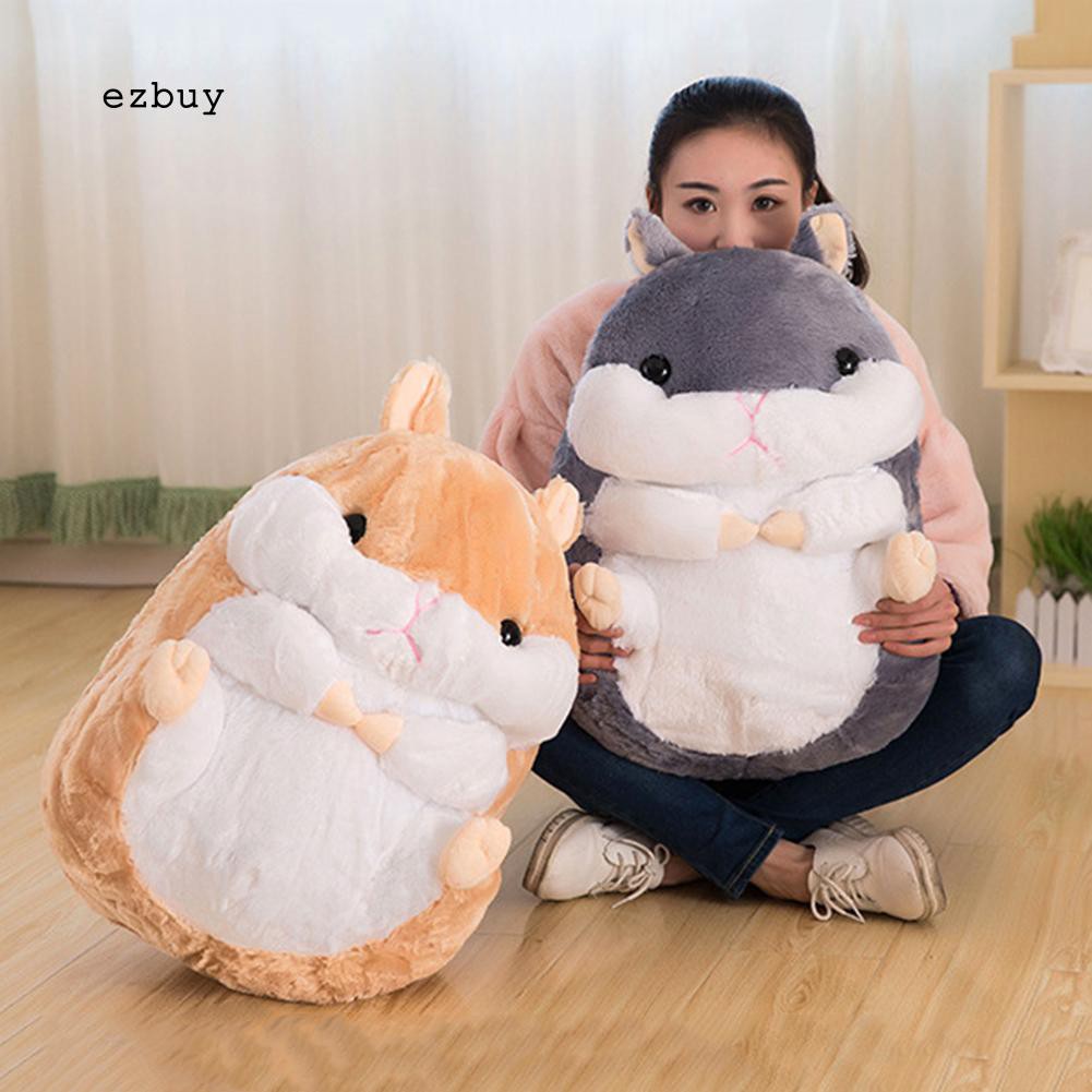 Thú nhồi bông kích thước 40/50/60cm hình chuột hamster dáng ngồi đáng yêu