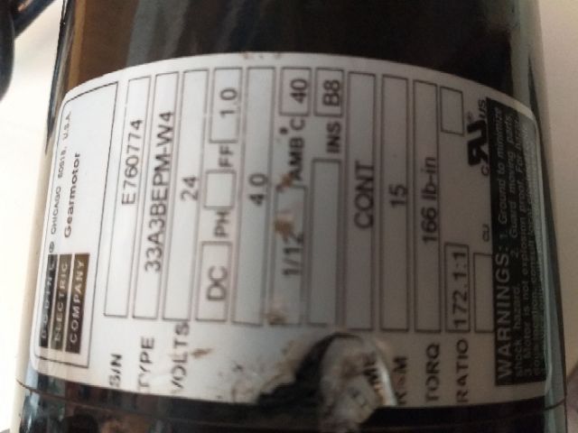 Motor giảm tốc 24vdc 100w 15 vòng/phút