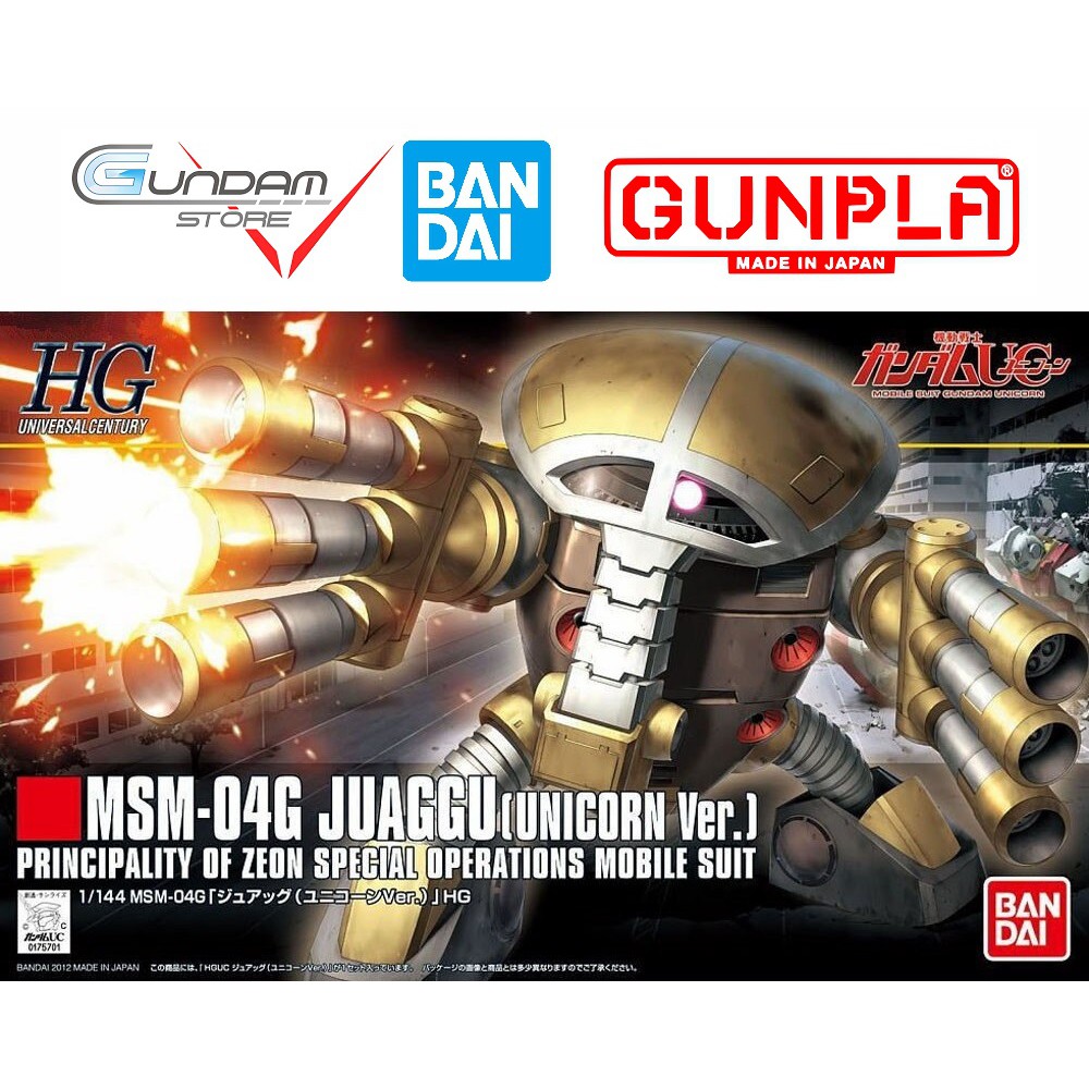 Mô Hình Gundam HG Juaggu Unicorn Ver Bandai 1/144 HGUC UC Đồ Chơi Lắp Ráp Anime Nhật