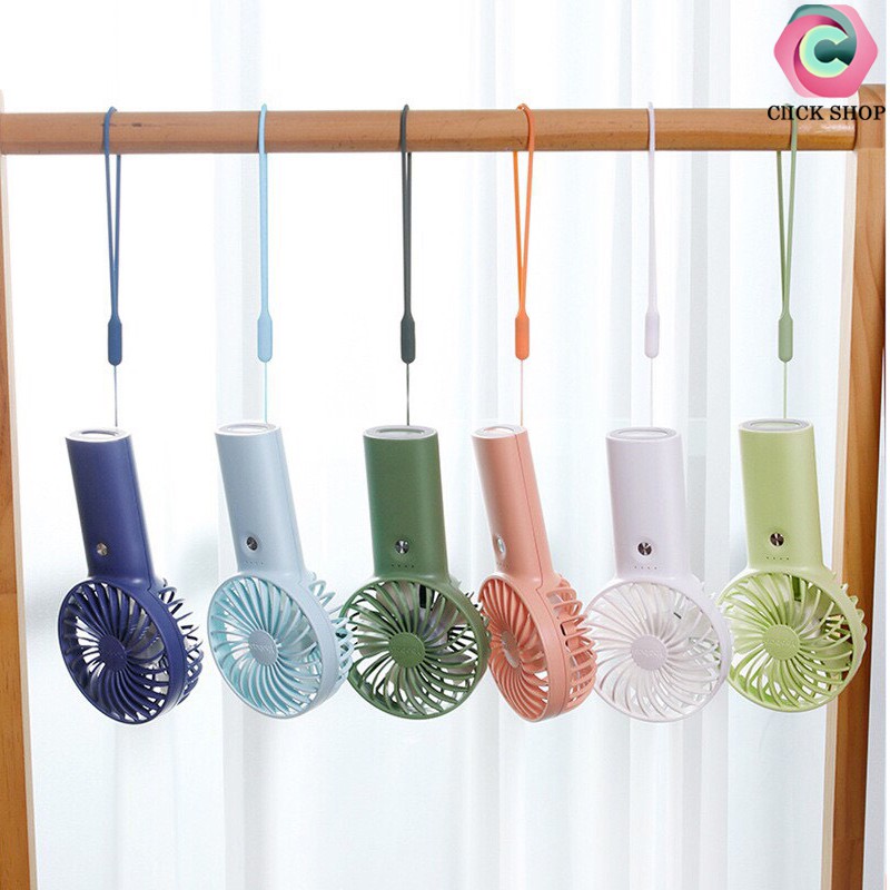 Quạt tích điện Yoobao f3 hay Quạt cầm tay f3 có 2 dòng pin 3000mAh và 6000mAh