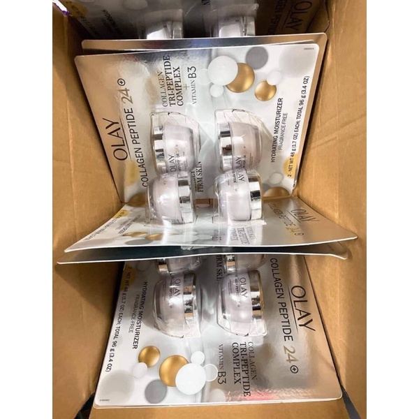 SET 2 HỦ KEM OLAY COLLAGEN PEPTIDE 24+ MỖI HỦ 48G