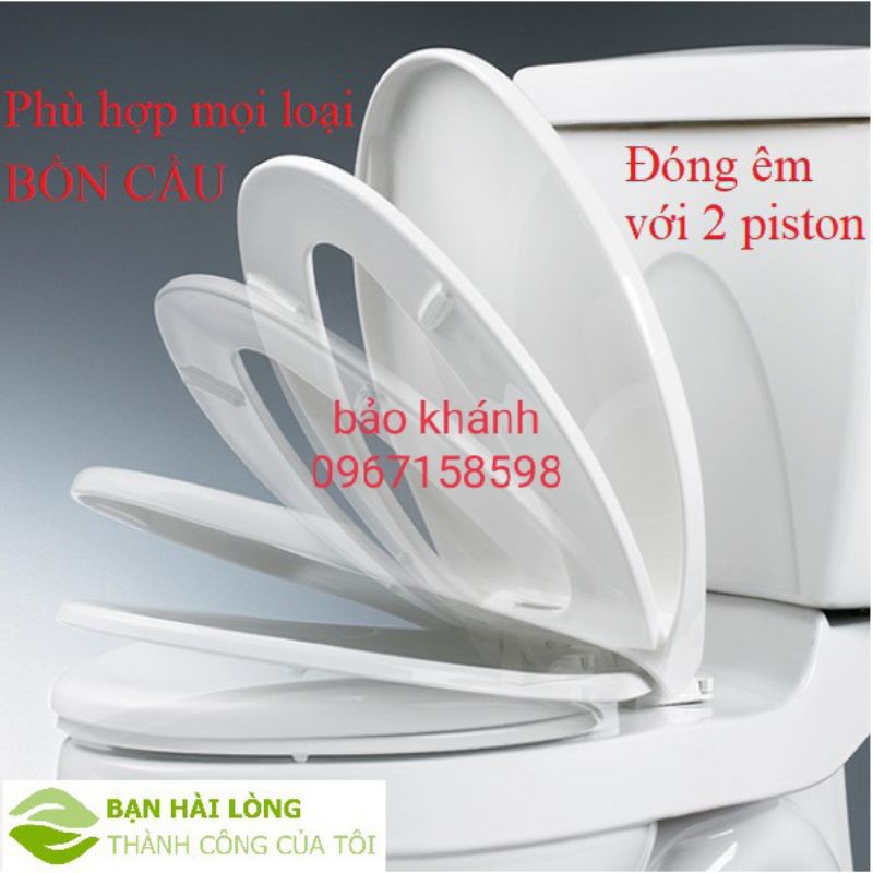 nắp bàn cầu rơi êm Ha05.&amp; nắp bàn cầu thường