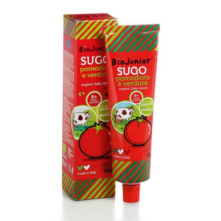 FamiShop Sốt tương cà chua hữu cơ Bio Junior 150g Ý cho bé từ 8 tháng