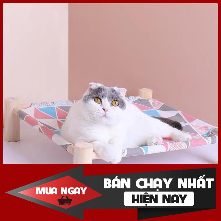 [ RẺ VÔ ĐỊCH ] Giường ngủ gỗ cao cấp dành cho thú cưng