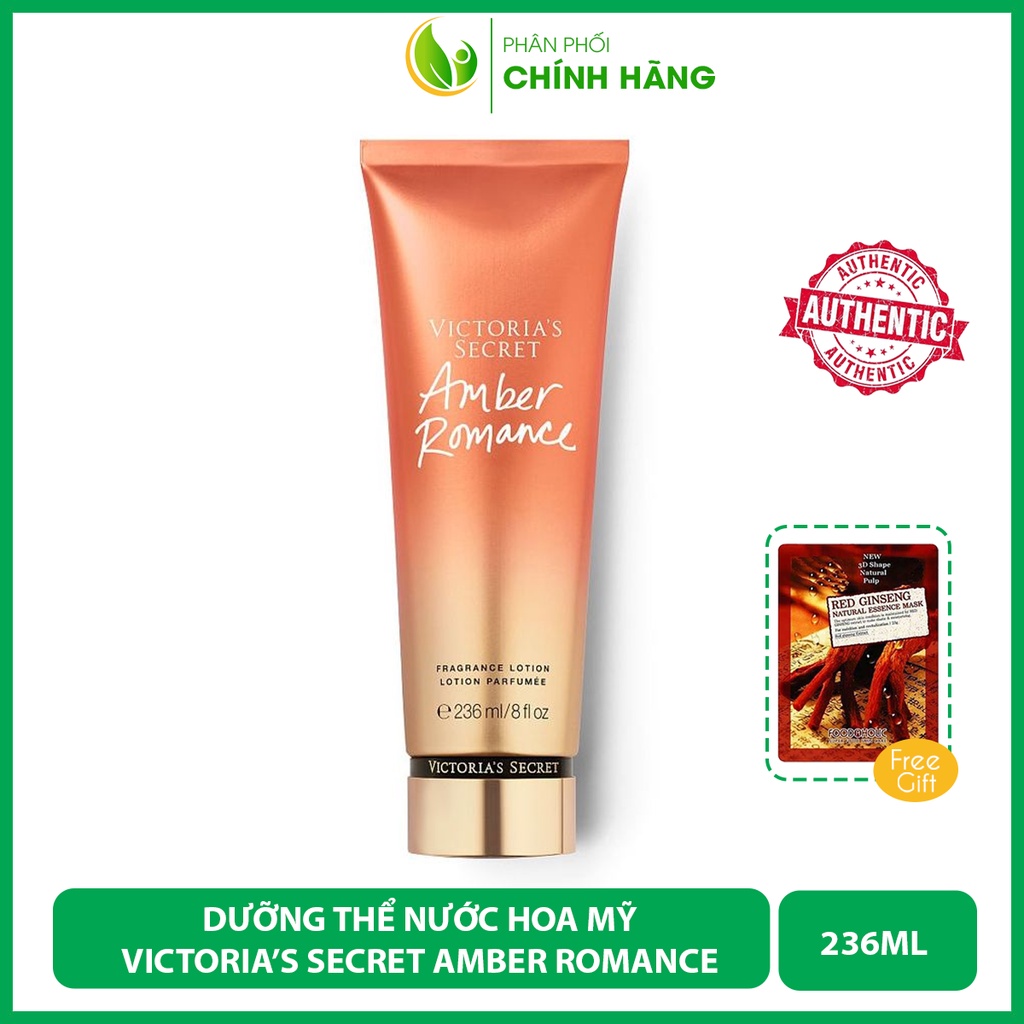 Dưỡng thể nước hoa Victoria's Secret Amber Romance Fragrance Lotion Chính Hãng Mỹ 236ml