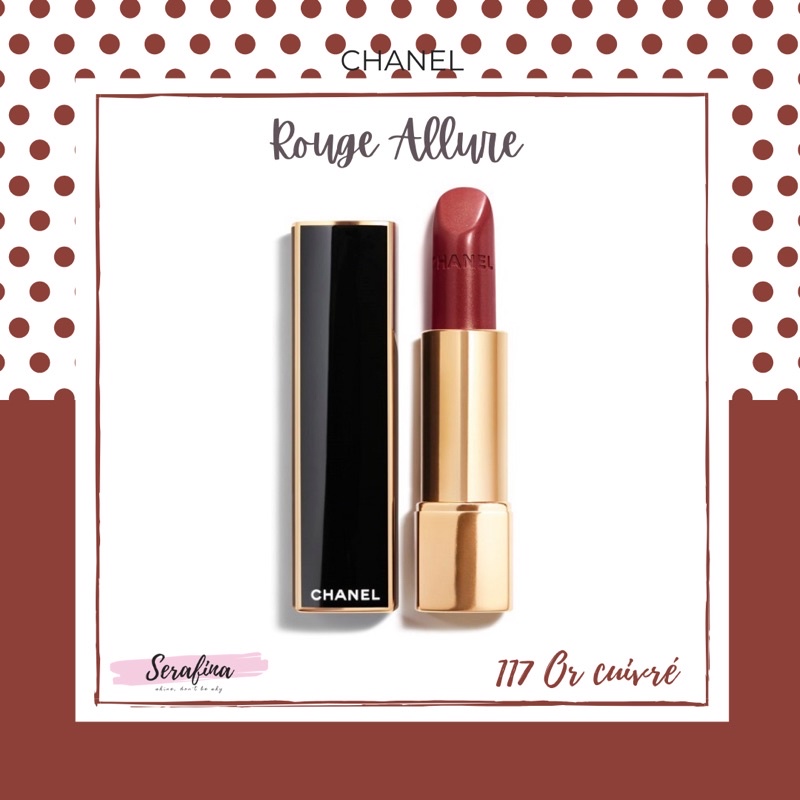 117 Or Cuivré - Đỏ hồng - Limited Edition - Son Chanel Rouge Allure Luminous Intense Lip Colour