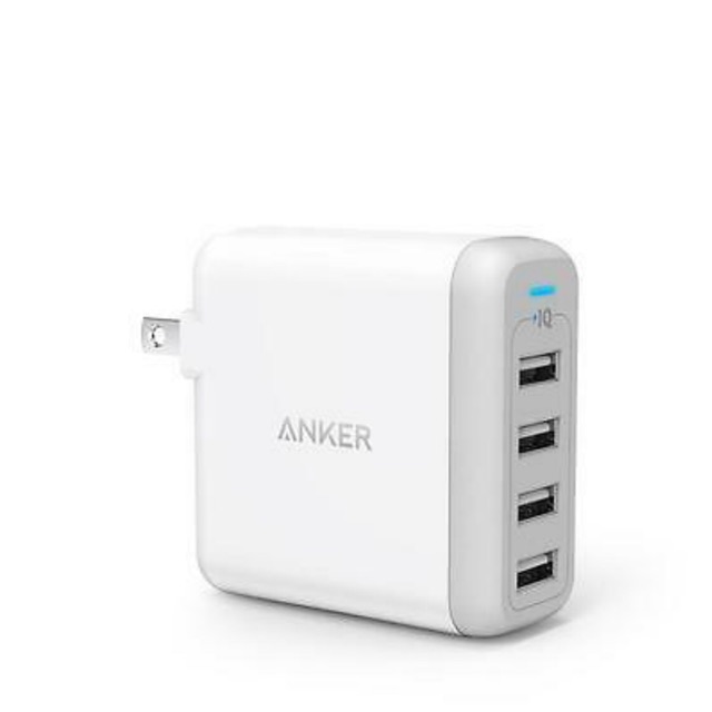 Cốc Sạc Anker 4 Cổng, 40W - PowerPort 4 - A2142